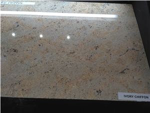 Ivory Chiffon Granite Slabs, Tiles