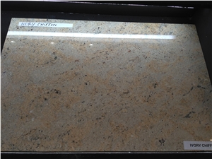 Ivory Chiffon Granite Slabs, Tiles