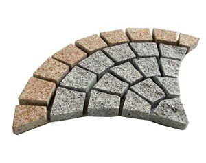 Granite Fan Pattern Pavers