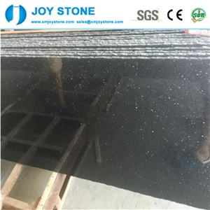 Good Quality Polished Spark Black Star Galaxy Granite Half Slabs Tiles