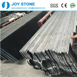 Good Quality Polished Spark Black Star Galaxy Granite Half Slabs Tiles