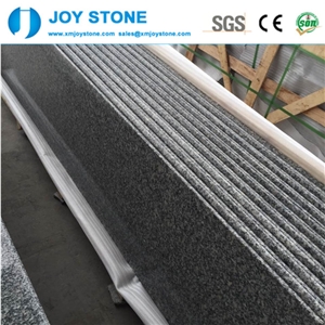 Polished New Bianco Sardo Grey Granite G602 2cm Bull Nose Edge Tread Polished New Bianco Sardo Grey Granite G602 2cm Bull Nose Edge Tread