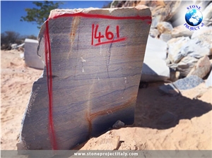 Azul De Macauba Blocks, Azul Macaubas Quartzite Block