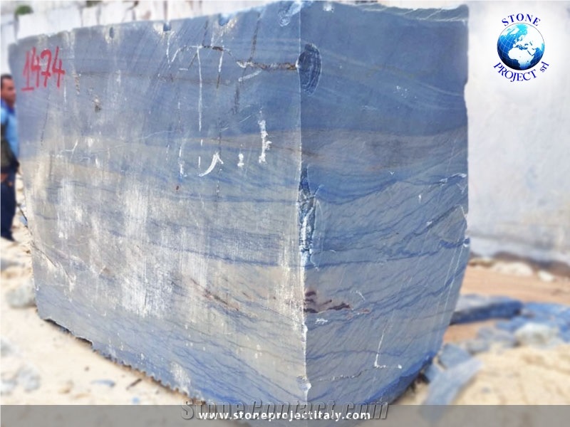Azul De Macauba Blocks, Azul Macaubas Quartzite Block