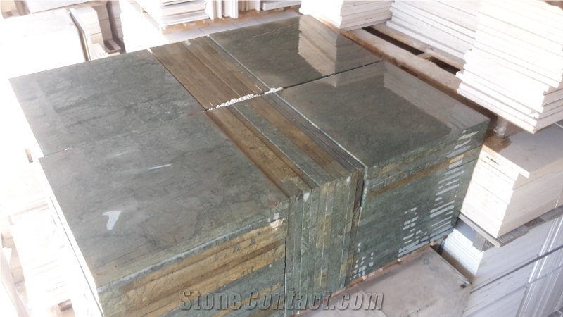 Verde Guatemala Marble Tiles