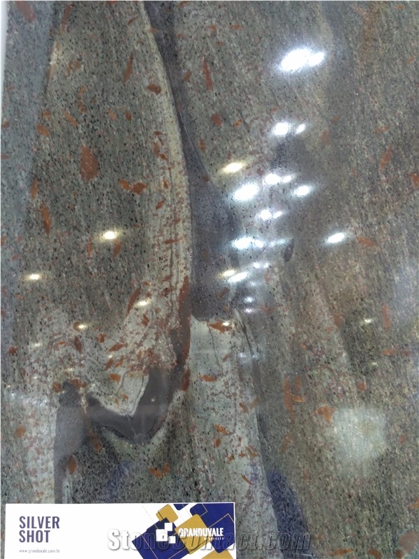 Silver Shot Granite Slabs