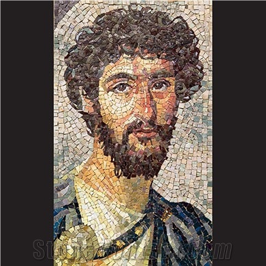 Byzantine Art Mosaic by Igor Marziali, Master Mosaicista