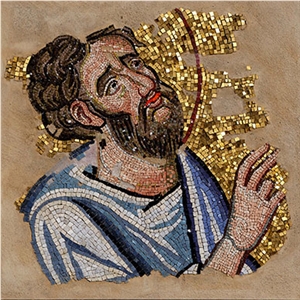 Byzantine Art Mosaic by Igor Marziali, Master Mosaicista