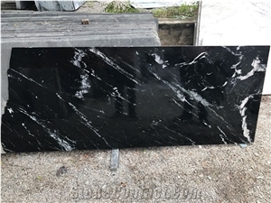 Indian Black Marquino Marble Blocks