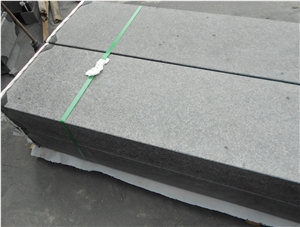 G684 Basalt Flooring Stone Step Staircase, Fuding Black Basalt Stone