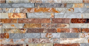 Rust Slate Decorative Wall Cladding Panels