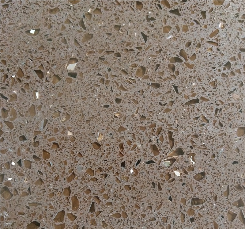 Russet Brown Quartz Stone/China Brown Quartz Stone/Hot Sell