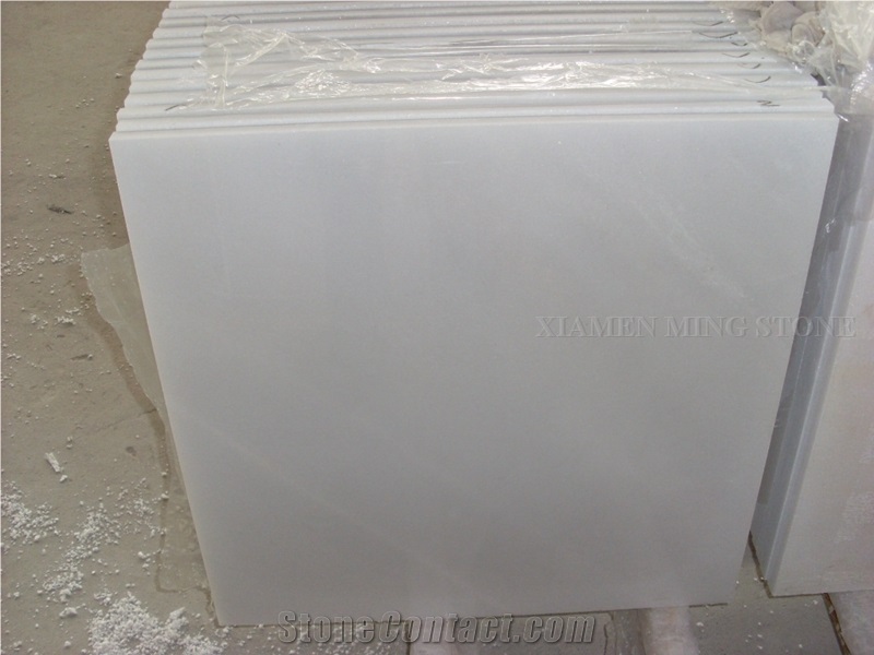 Crystal White Marble Tile Floor Paving Bathroom Wall Cladding Panel