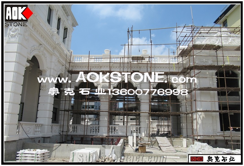 Covering Stone Of the Villa Exterior Wall