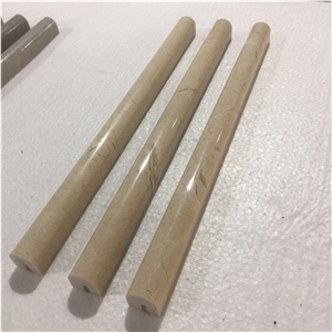 China Marble Bullnose Molding,Border,Skirt,Pencil Liner,Chair Rail