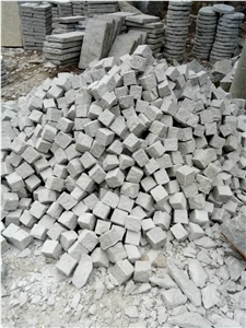 New G602,G603 Light Grey Granite Roadway Kerbs,Curb Stone,Cubes,Leiyan
