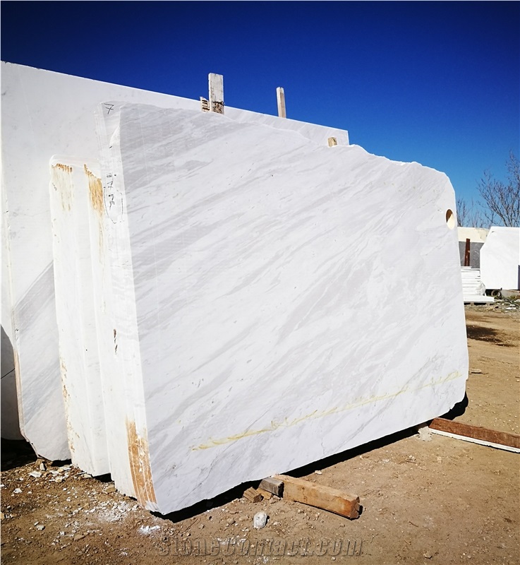 Volakas Marble Slabs, Greece White Marble