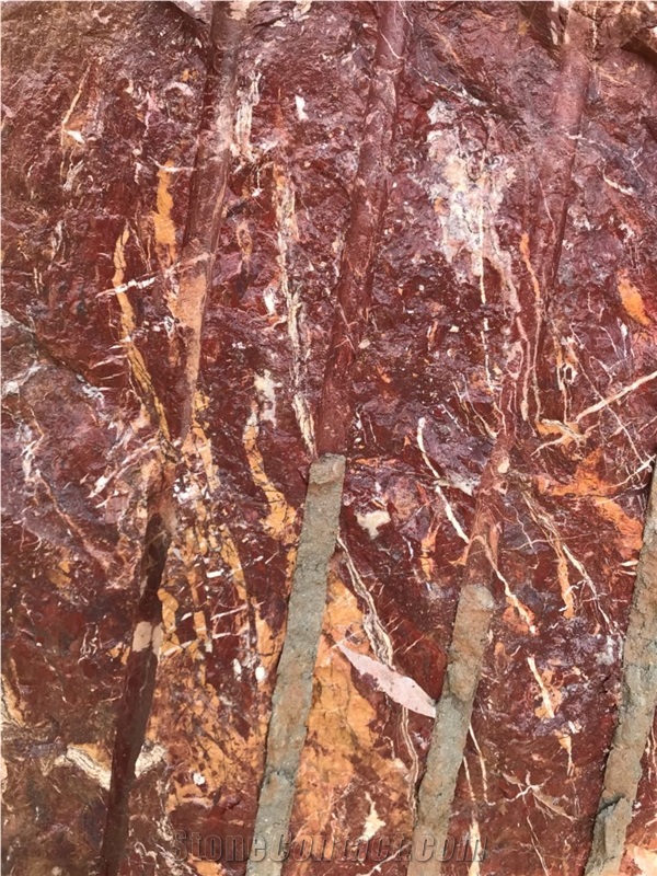 Red Semiprecious Stone Slabs & Tiles