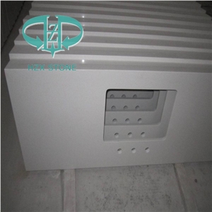 Artificial Surface White Quartz Countertop,Top Kitchen Quartz