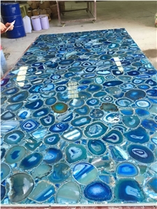 Blue Agate, Blue Jade, Blue Semiprecious Stone