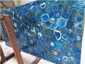 Blue Agate, Blue Jade, Blue Semiprecious Stone