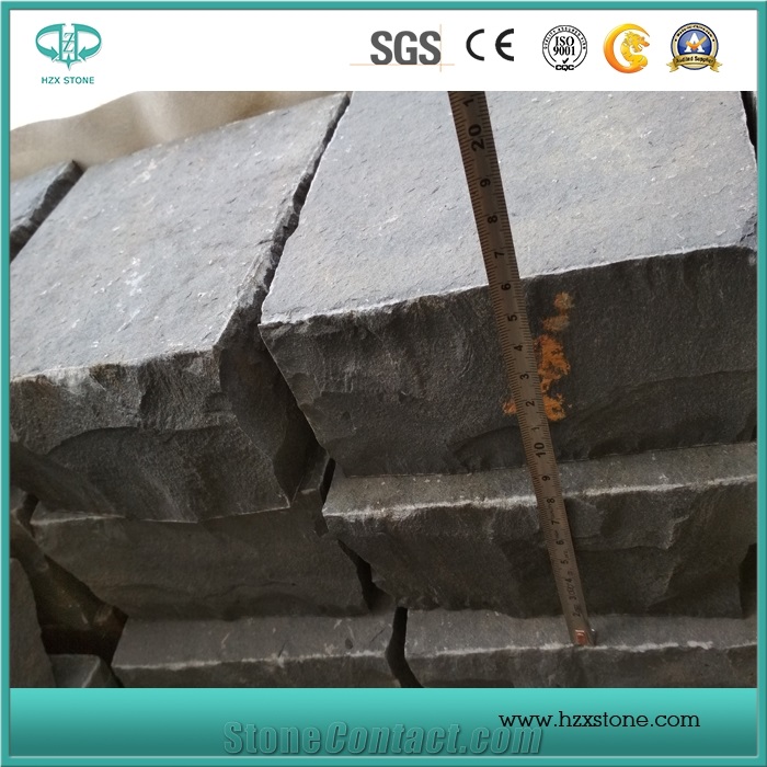 China Flamed, Natural Split Zp Black,Black Basalt Floor ,Paver Tiles