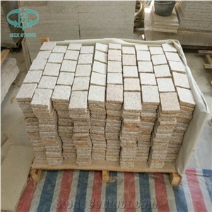China Yellow Granite G682 Cube Stone , Sunset Gold Granite, Sunset Beige Yellow Granite Cube Stone