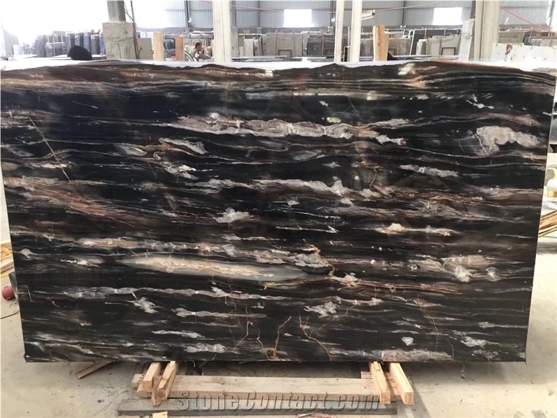 Cosmo Black Marble Slabs & Tiles, China Black Slate