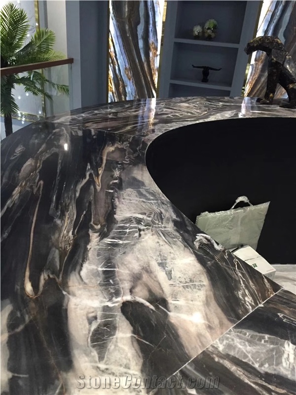 Cosmo Black Marble Slabs & Tiles, China Black Slate