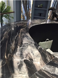 Cosmo Black Marble Slabs & Tiles, China Black Slate