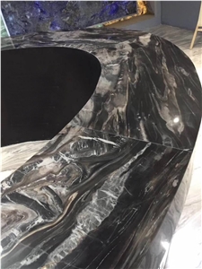 Cosmo Black Marble Slabs & Tiles, China Black Slate