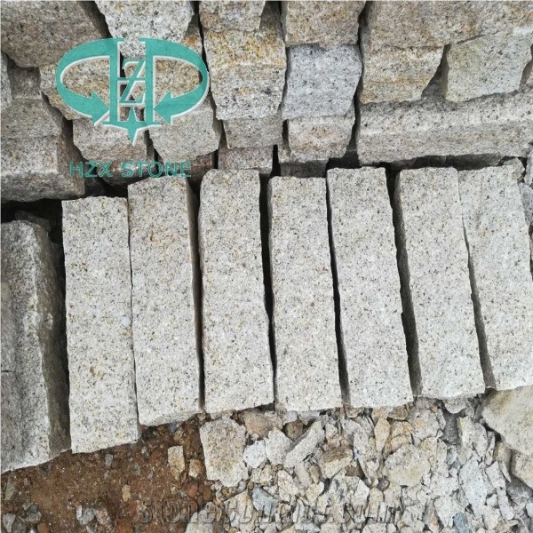 G682 Pavers,Padang Rust Granite Cube Stone&Brick Pavers Golden Garnet