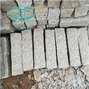 G682 Pavers,Padang Rust Granite Cube Stone&Brick Pavers Golden Garnet