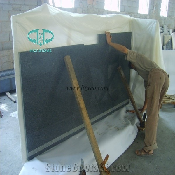 Polished G654 Granite Tile & Slab/Impala Black/Padang Dark Granite
