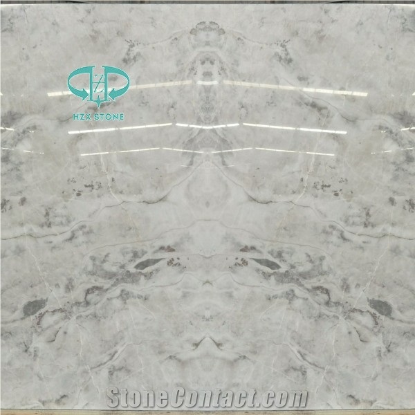 Sky White Marble Slabs Tiles Flooring Stone Building Material