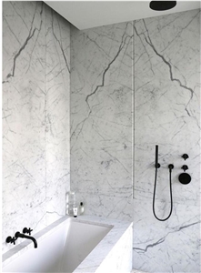 Custom Cut Marble Bar Top Calacatta Gold Commercial Countertops