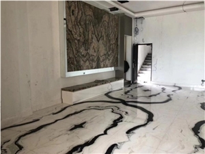 Custom Marble Waterjet Medallions Marble Rosettes for Floor Medallions