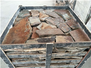Irregular Flagstone Rustic Slate Random Flagstones for Courtyard