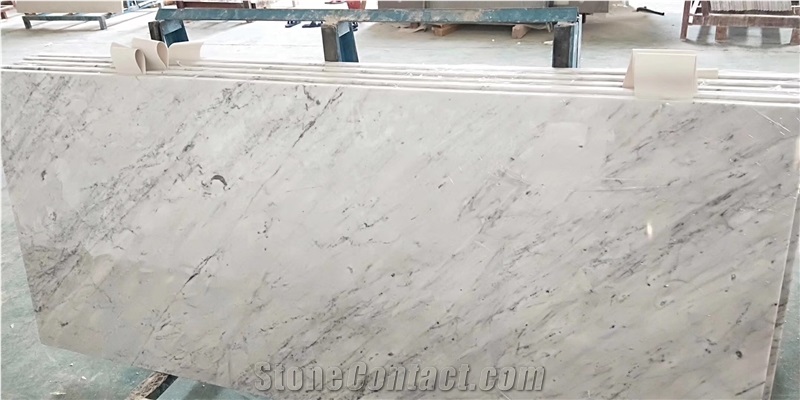 Marble Stone Furniture Carrara White Dinner Tables