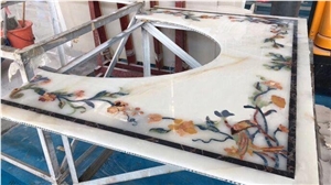 Special Design Marble Floor Medallions Marble Carpet Medallions