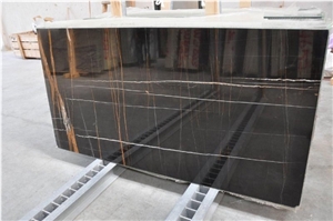 St Laurent Marble Office Table Sahara Noir Office Meeting Tables