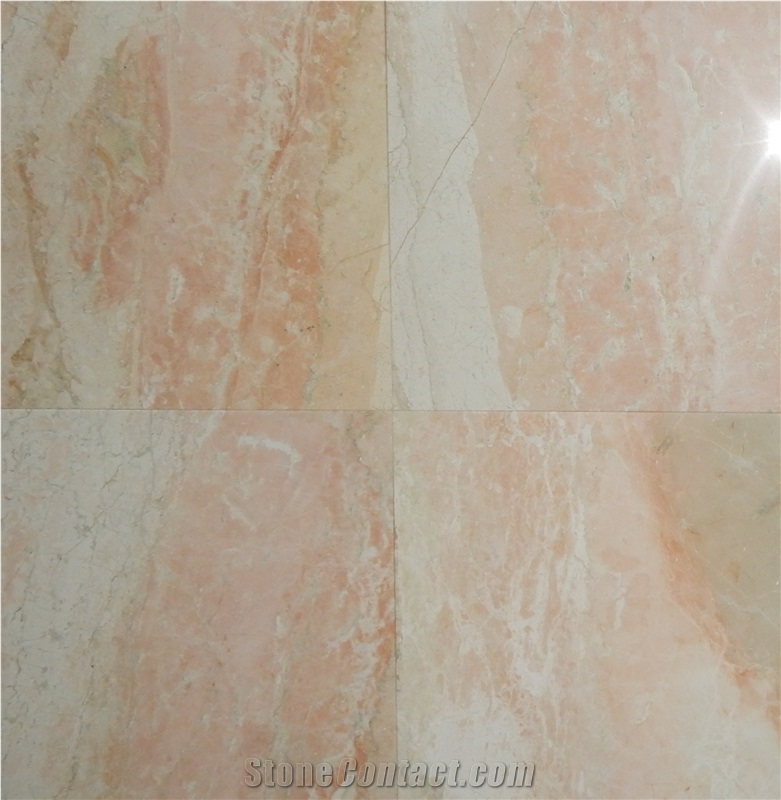 Desert Peach Marble Tile 12 X 12