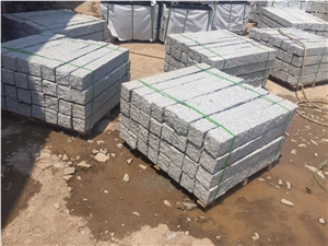 All Sides Split or Pineapple Grey Granite G603 Pillar