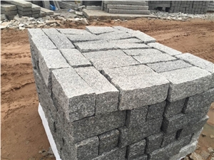All Sides Split or Pineapple Grey Granite G603 Pillar