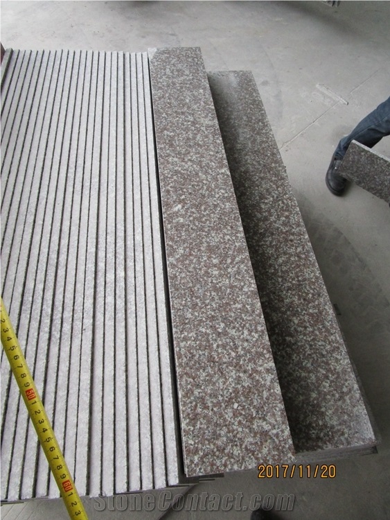 Big Quantity Cheap G664 Granite Stair Step Riser Tread Bullnos Edges