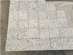 Cheap Grey Granite Floor Cobbles Pavers Stone Cobblestone