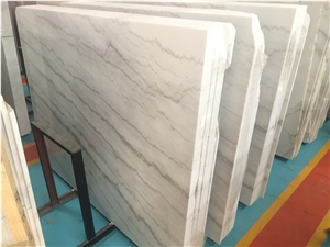 China Guangxi Carrara White Marble Slabs 