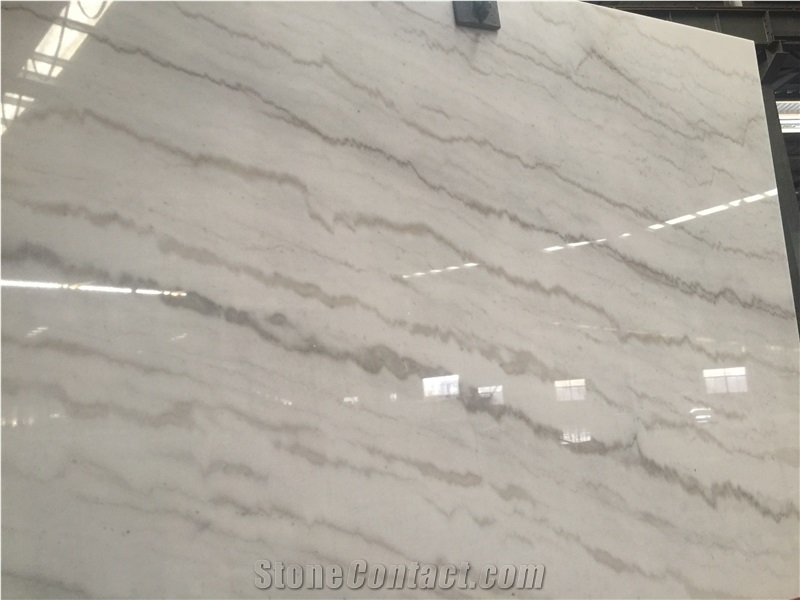 China Guangxi Carrara White Marble Slabs 