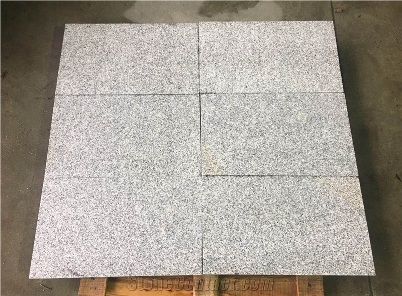 Factory China New G654 Padang Dark Grey Flamed Slabs Tiles Cheap Price