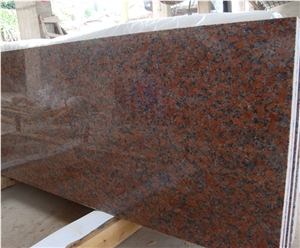 Natural Dark Deep Red Granite G562 Small Half Semi Finished Slabs
